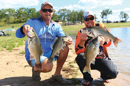 Team Bass Brothers and the massive winning bag.