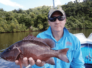 Though small, this jack absolutely hammered a Damiki Vault blade fished deep around a rock bar.