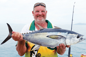 The author boated a Double Cone Island longtail.