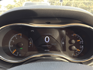 The TFT instrument cluster is a pleasure to view day or night.