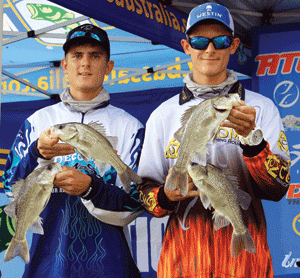 The Renz brothers of Mitchell and Jordan placed second in the B.A.S.S. Australia Electric round.