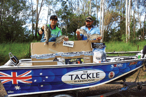 Charles West and Adrian Wilson took out top spot in the Mary River round of the B.A.S.S. Australia Nation Electric Series.