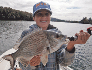 Solid bream such as this one taken by Jimmy Bourne will be a good prospect during August.