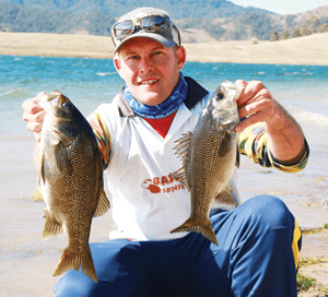 Matthew Langford with his Co-Angler division winning bag.