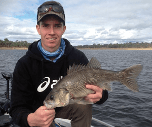 Lane Ferling nabbed a 51 cm Boondooma bass. 