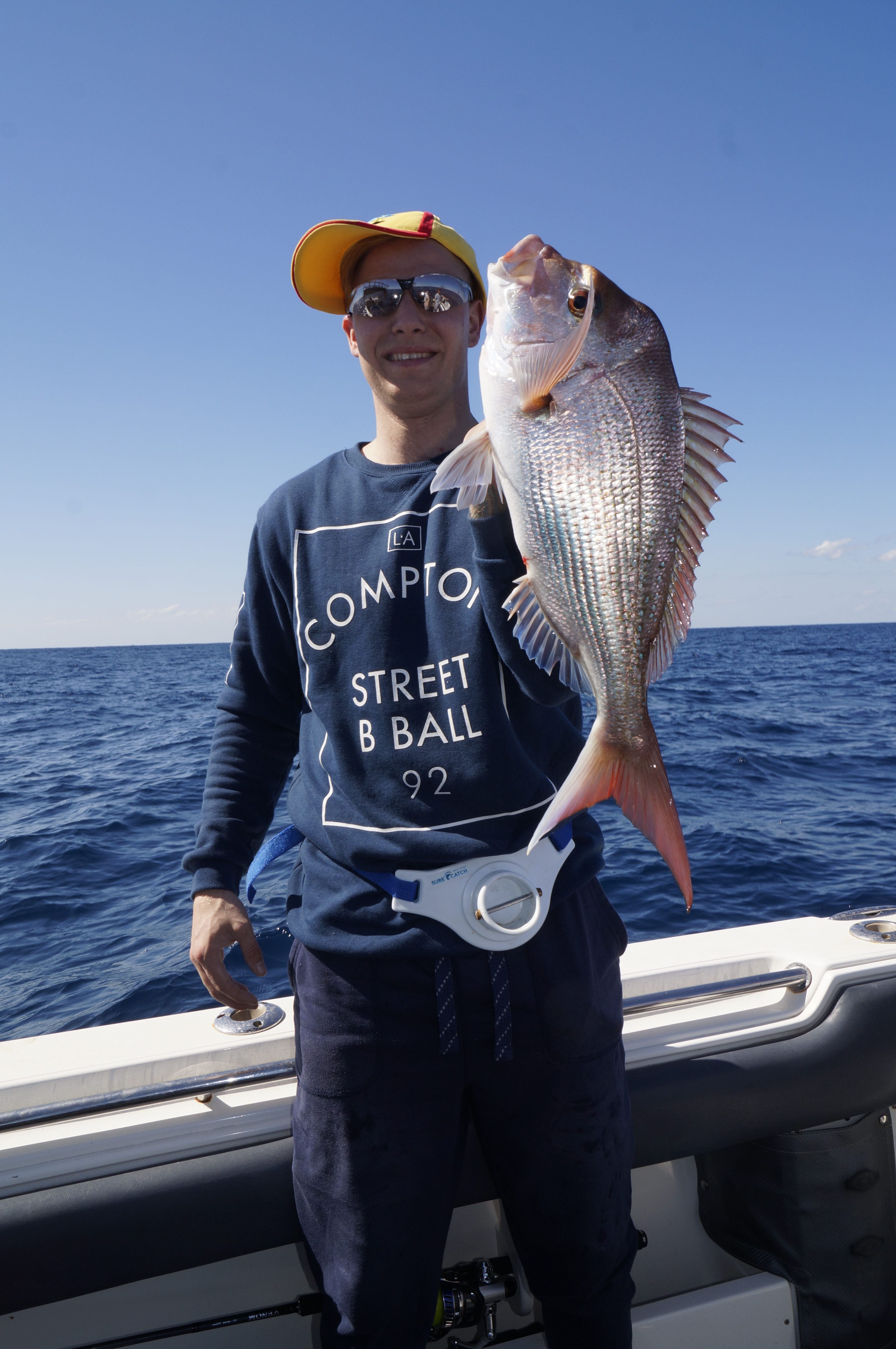 Jeremy Vogrin played the patience game while live baiting and scored this top snapper.