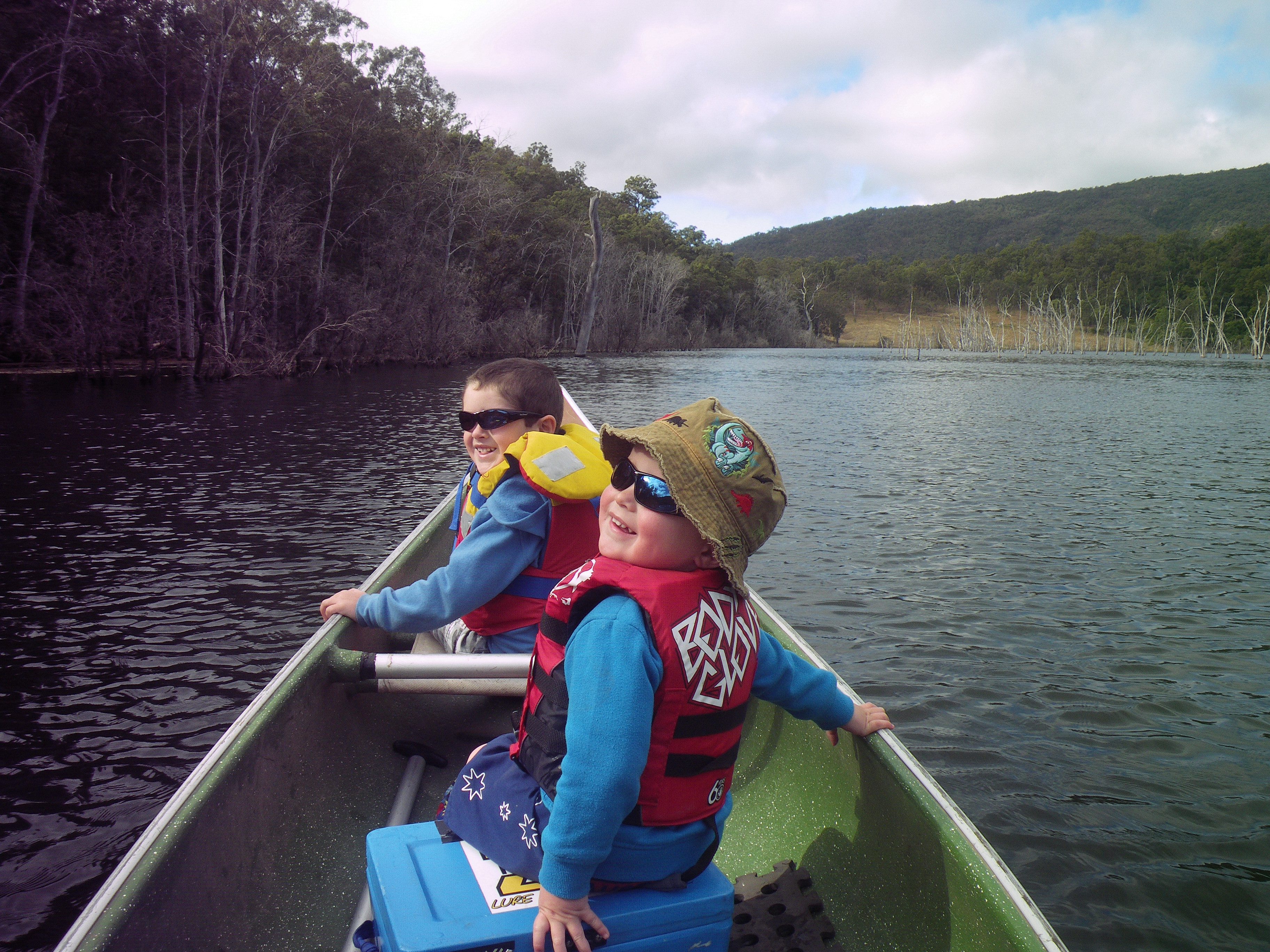 Kids sometimes require little convincing to get out on the water.