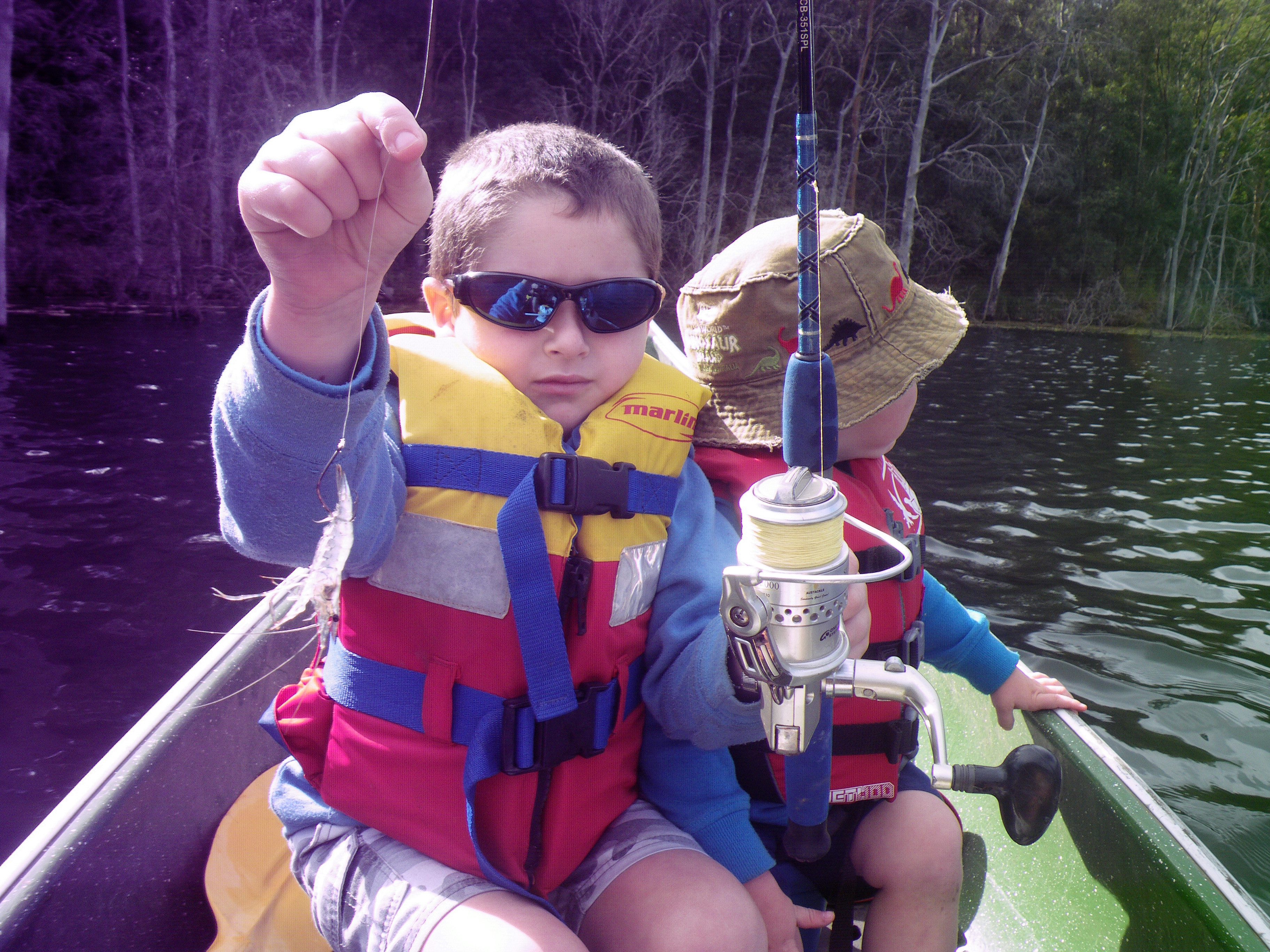 Live bait presented on an unweighted hook is child’s play.