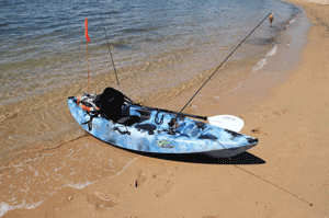 Decked out and ready to hit the water. The Railblaza system allows you to add options as required.