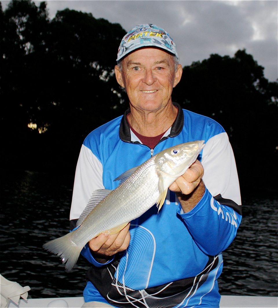 The author with a quality Nerang River whiting caught using the gear mentioned in the article.