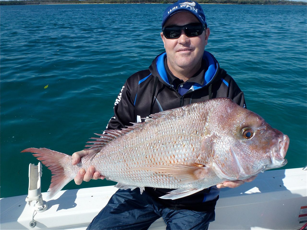 Plenty of quality 80cm-plus snapper have been hooked off the Seaway of late, such as this one taken by Brett.