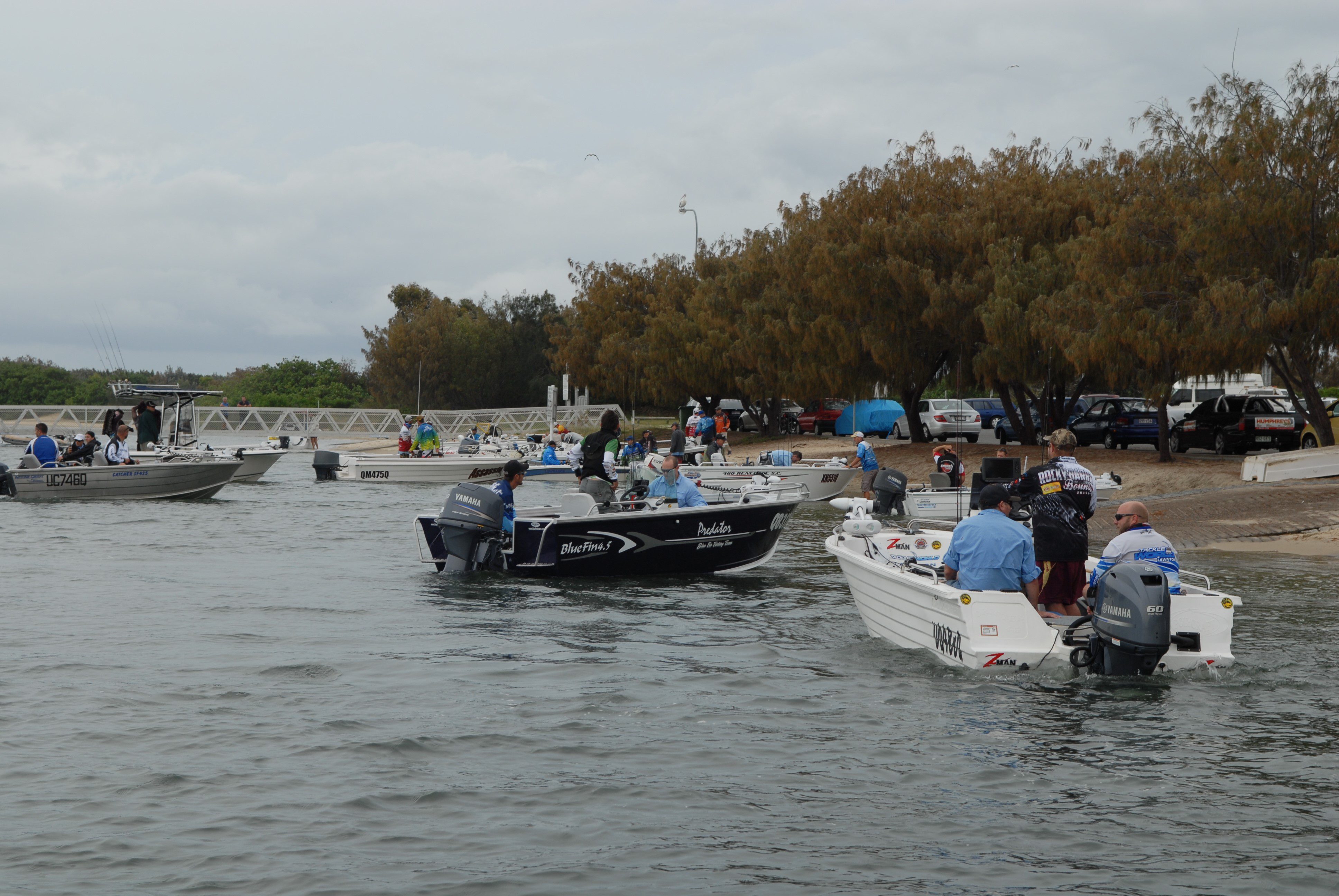 Some of the starters at the recent Gold Coast Sportfishing Club Dash for Cash event.