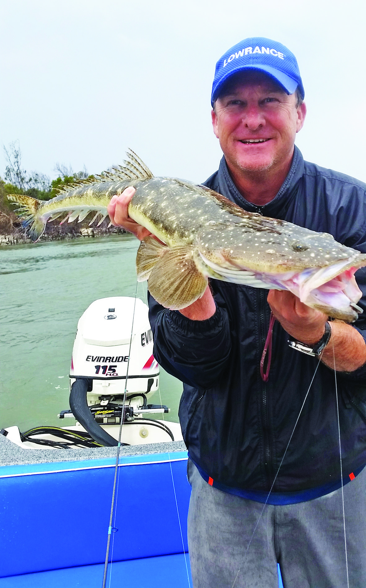 A solid flathead hooked by Dave White.