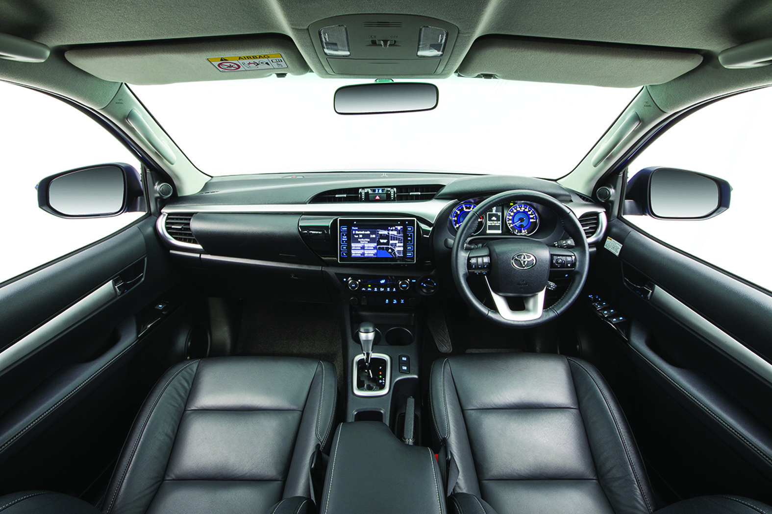 The interior is not only modern, it is jam packed with features.