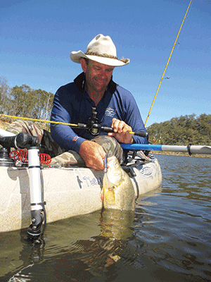 The fish even took a liking to soft plastics.