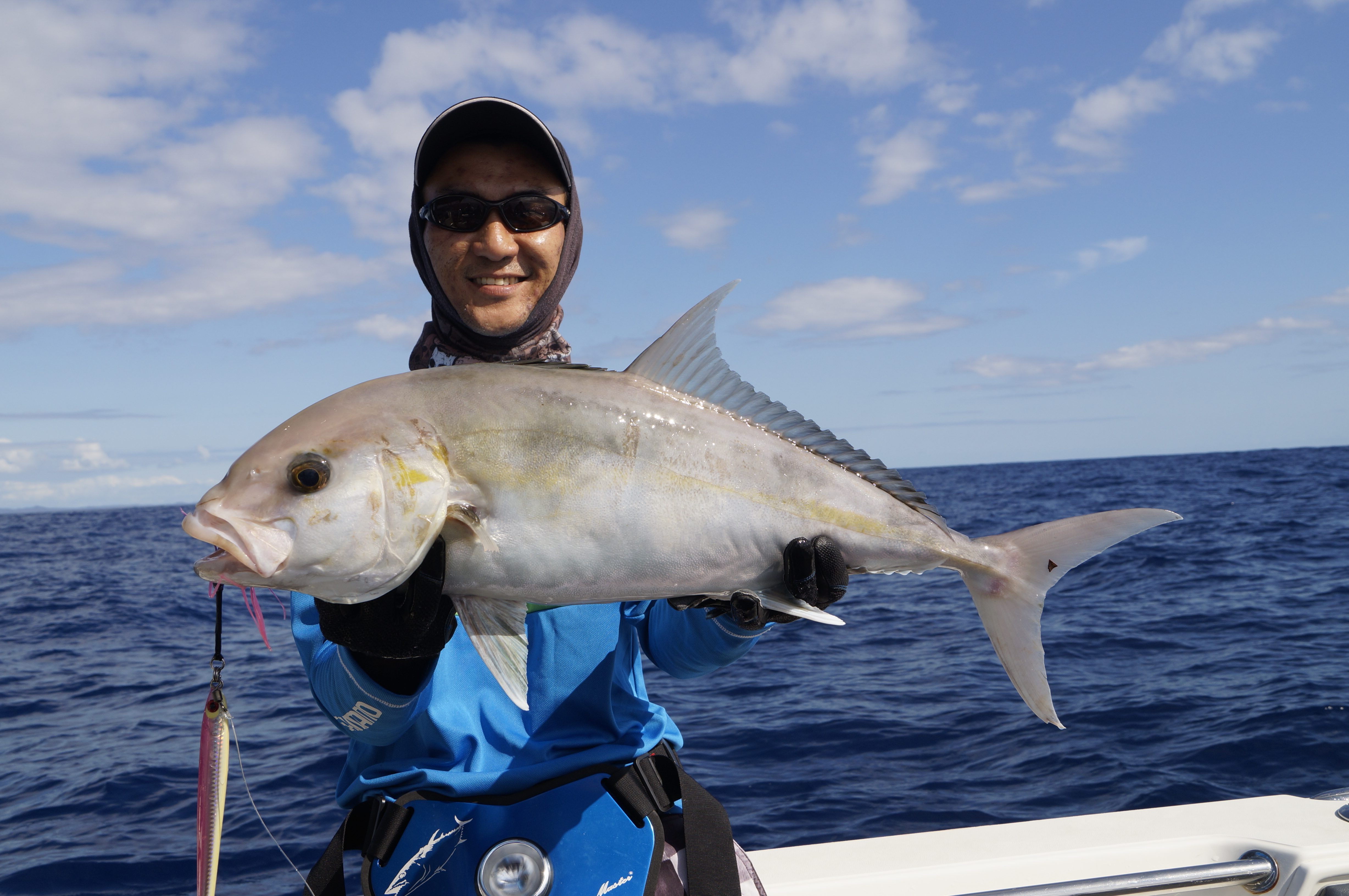 Alston Yap with an ambo taken during a hot jigging session.