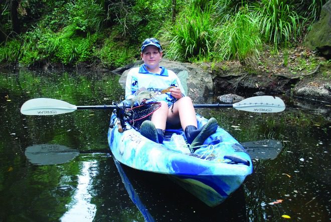 Ben found a kayak under the Christmas tree in 2014 and has been using it well ever since.