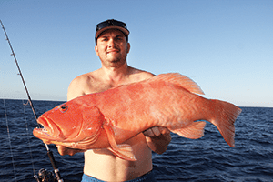 Sam’s bumper coral trout.