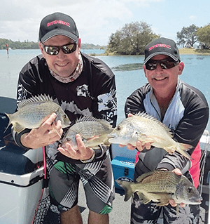 Britto and Lex were rapt with a solid bag that weighed 3.14kg and secured them second place. 