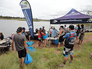 Good numbers of anglers turned up for the first round of Basstasstic qualifying tournaments. 
