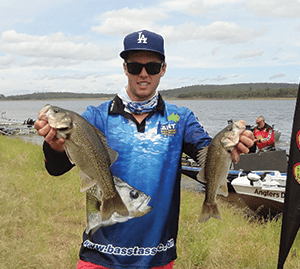 Matt Burke of Toowoomba nabbed a couple of big bass.