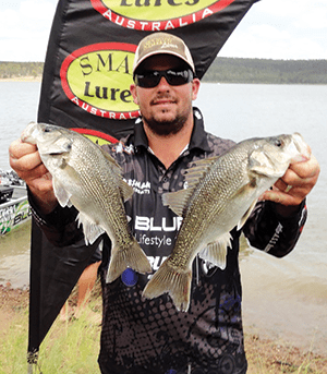 These bumper bass were hooked by Terry Allwood of Murgon. 