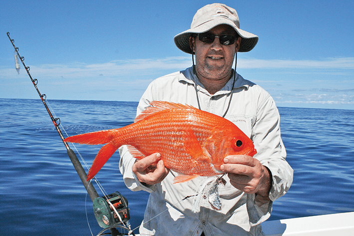 Tony with an eastern nannygai.