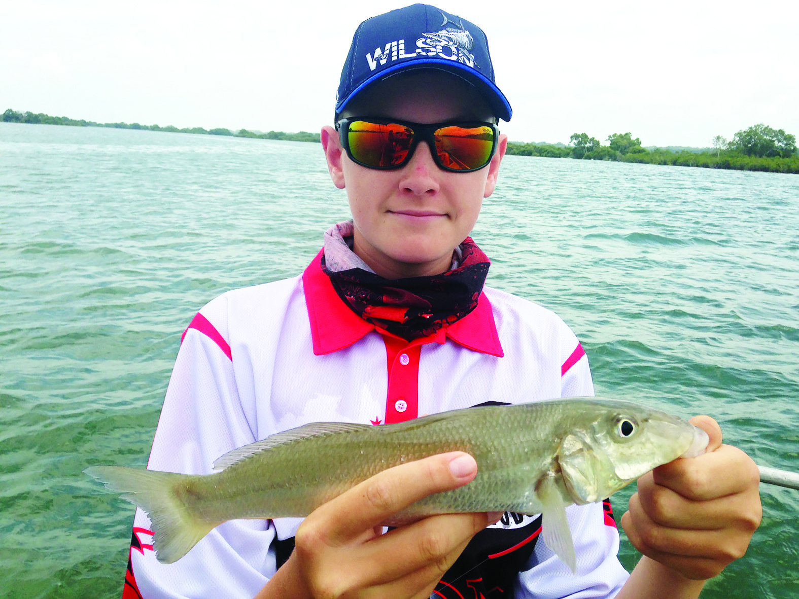 This 38cm whiting was released after a quick picture.