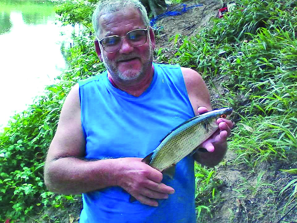 Andy has been getting into fun freshwater action chasing mullet.