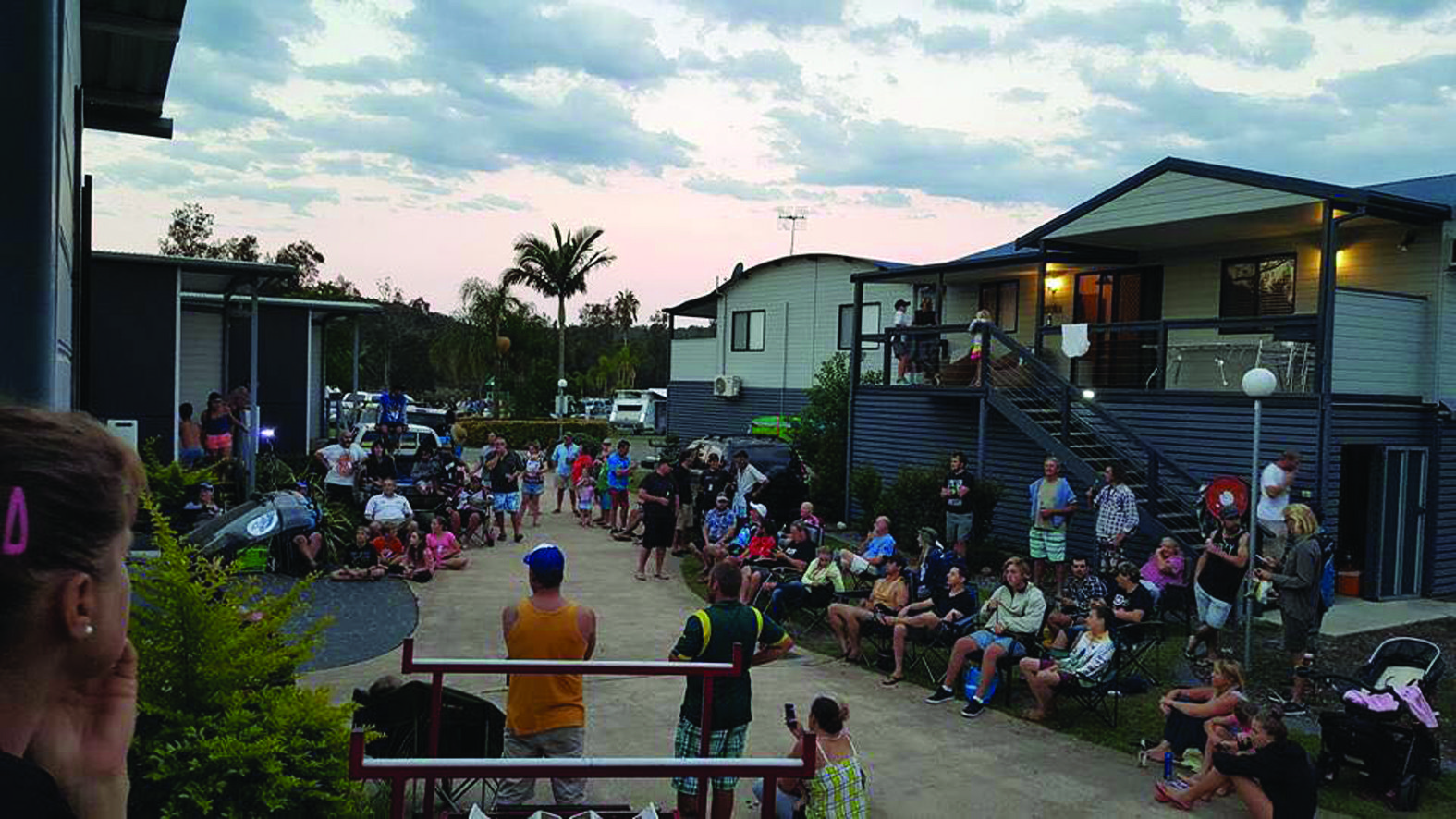 The award night at Lake Conjola.