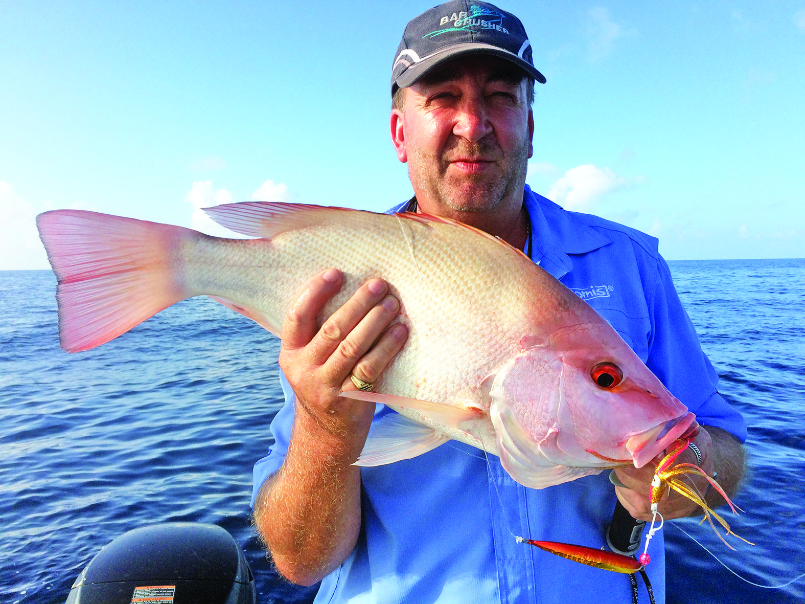 This nannygai hit Ian’s Shimano Bottom Ship jig.