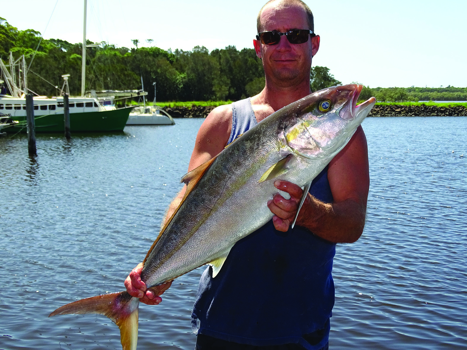 Amberjack will be caught on the deep reefs all through winter.