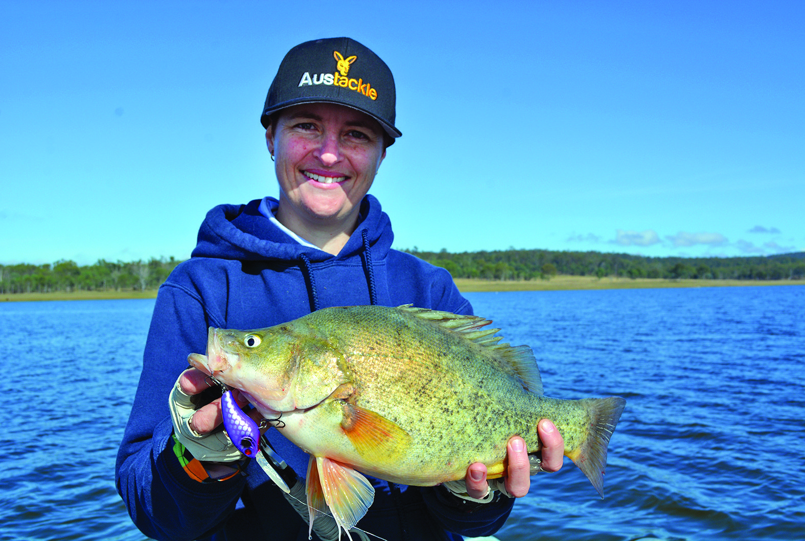 James Farraher boated the biggest bass at the grand final.