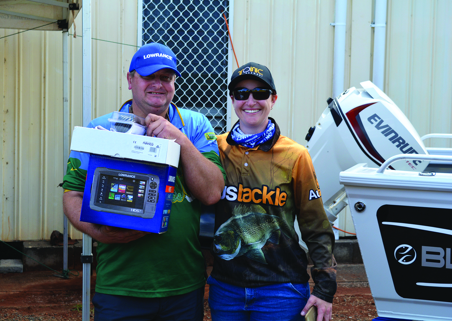 Tim Steenhuis scored a Lowrance HDS-7 Gen3 package.