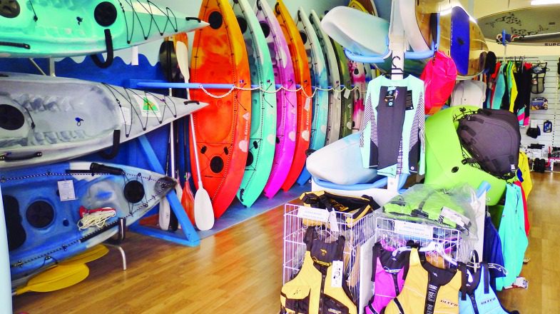 Come and check out the huge variety of paddling gear in stock.