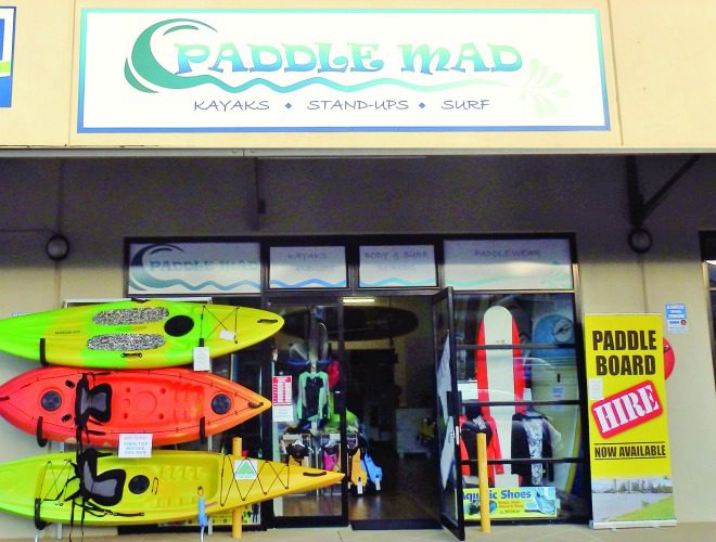 Paddle Mad is centrally located on the corner of Wellington St and Shore St West, Cleveland.