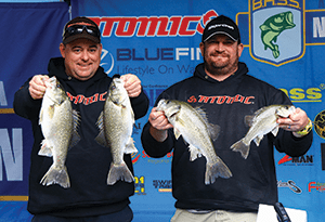 Team Gamakatsu with a solid 4kg-plus bag.