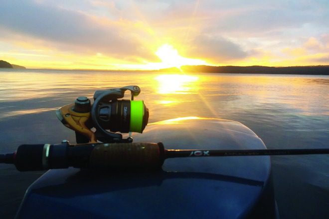 A picturesque sunrise over Lake Macquarie.