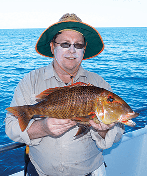 Andrew Hay opened his score with a redthroat on day one. 