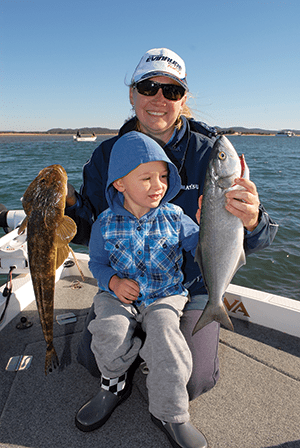 John checked out part of the catch from the Jumpinpin region.