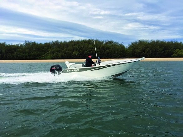 Planing speed is achieved quickly and the Mercury 115hp Pro XS FourStroke feels like a perfect match to the hull.