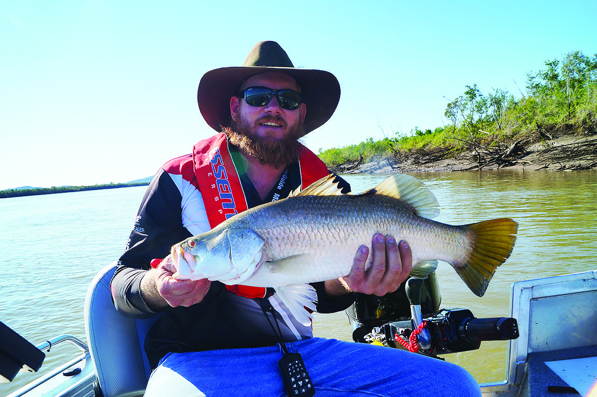 Shane held a solid Rocky barra.