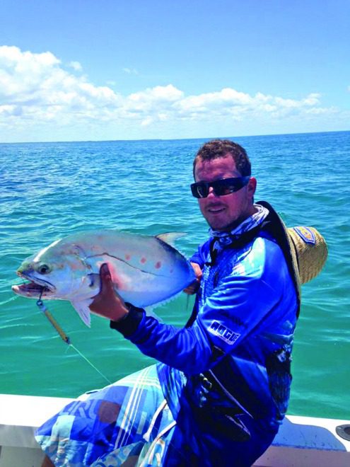 The author's metal lures have now caught dozens of queenfish.