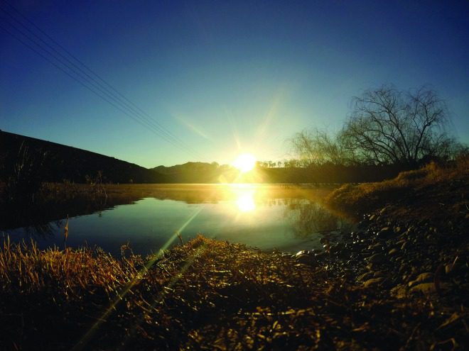 Lostock Dam features absolutely breathtaking scenery.