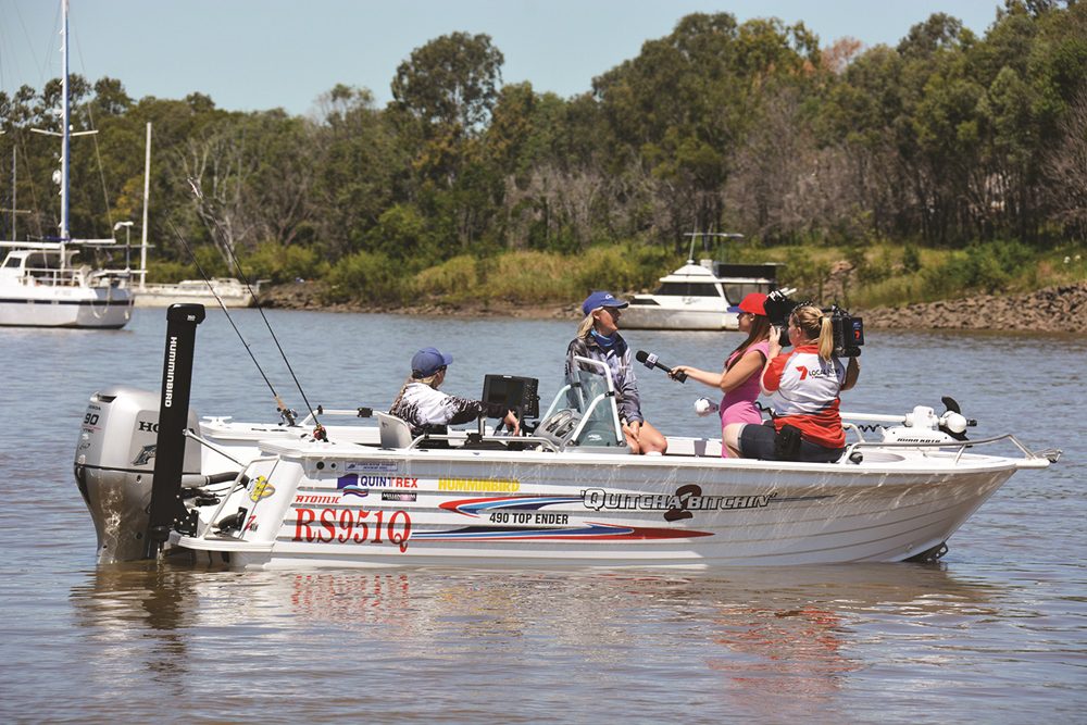 Channel 7 got in on the act and caught up with competition organiser Shara Vanhaeren and team partner Chrissy Arnold.