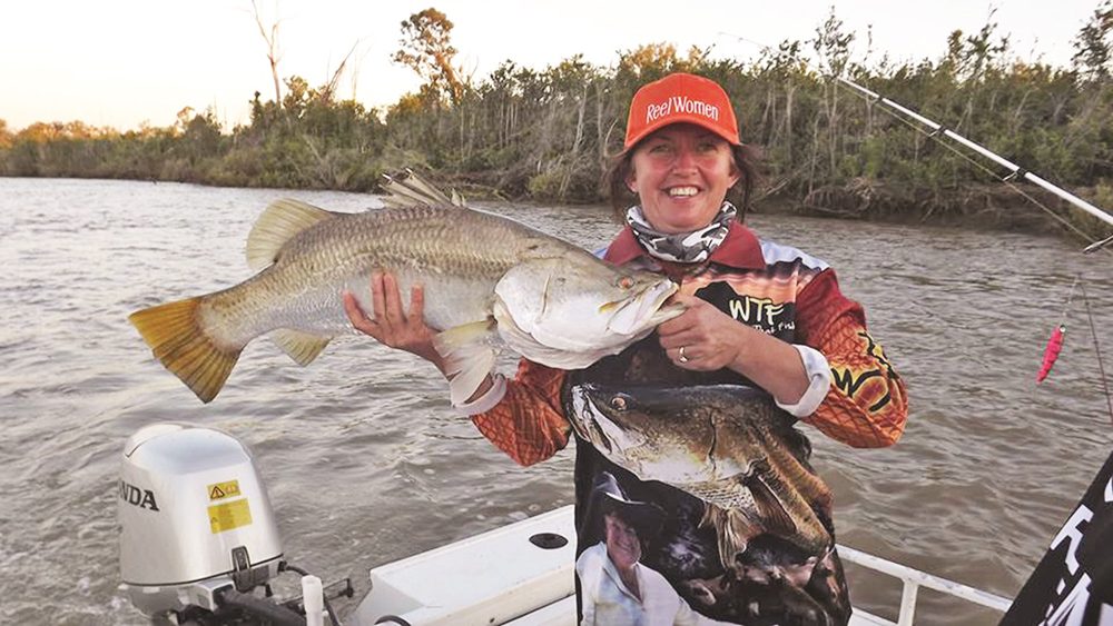 Cheryl Grant is a legendary barra fisher.