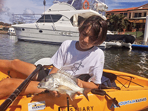 kayak fishing canals