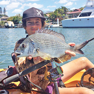 kayak fishing bream