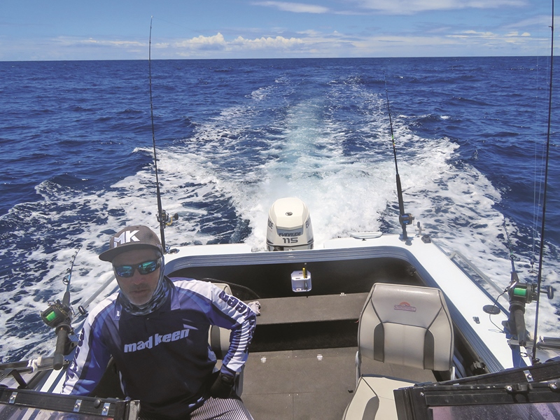 catching black marlin gold coast