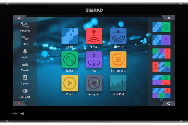 simrad nso evo3 navigation